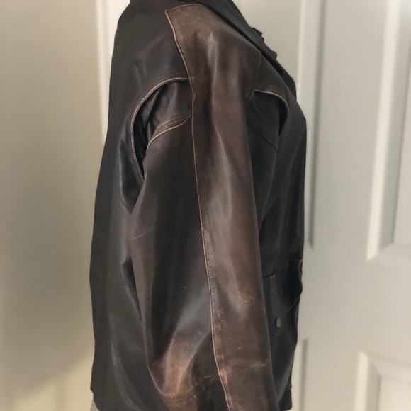 Vintage Men’s Eddie Bauer Leather jacket - Picture 4 of 8